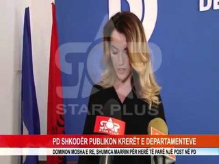PD SHKODËR PUBLIKON KRERËT E DEPARTAMENTEVE