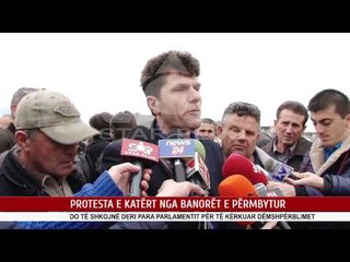 PROTESTA E KATËRT NGA BANORËT E PËRMBYTUR