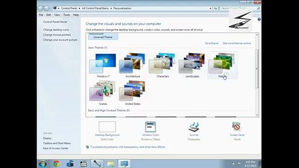 Learn computer in hindi- Part 7 computer Basics, set up theme, Screen Saver