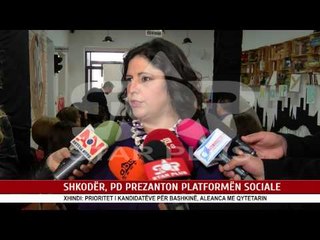SHKODËR, PD PREZANTON PLATFORMËN SOCIALE