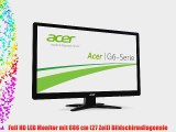 Acer G276HLAbid 686 cm (27 Zoll) Monitor (VGA DVI HDMI 2ms Reaktionszeit) schwarz