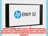 HP Envy 32 Media Display (G8Z02AA#ABB) 8128 cm (32 Zoll) Monitor mit Beats Audio (MHL HDMI