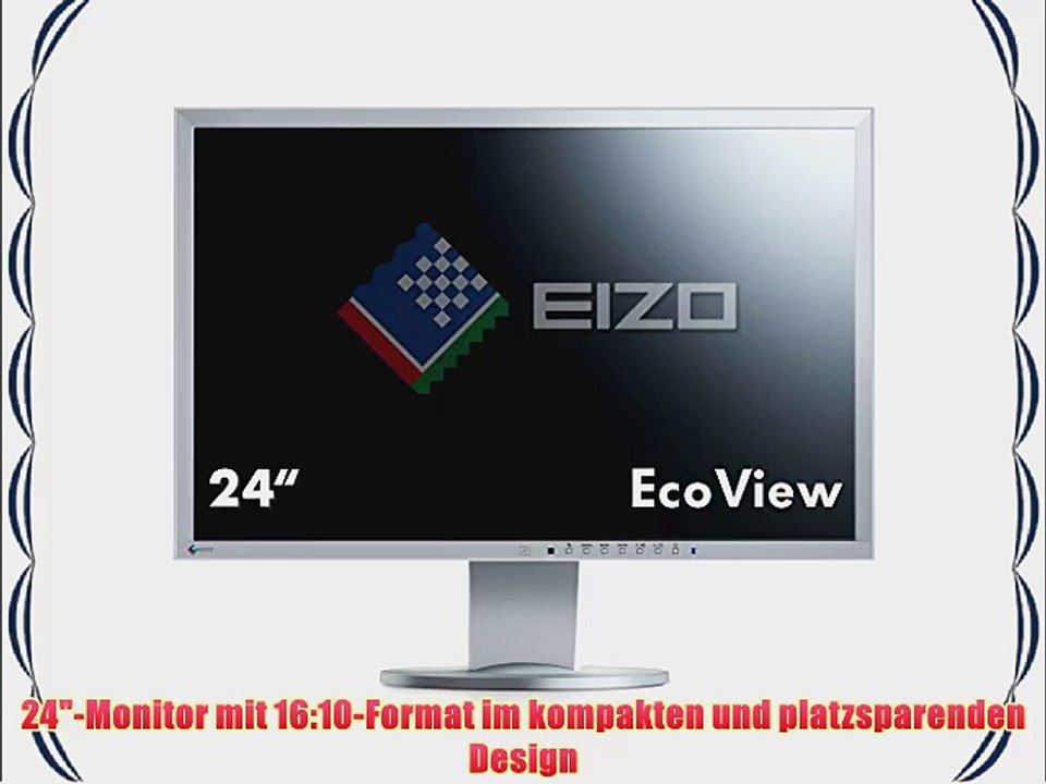 Eizo EV2436WFS3-GY 609 cm (24 Zoll) Monitor (VGA DVI USB 6ms Reaktionszeit) grau