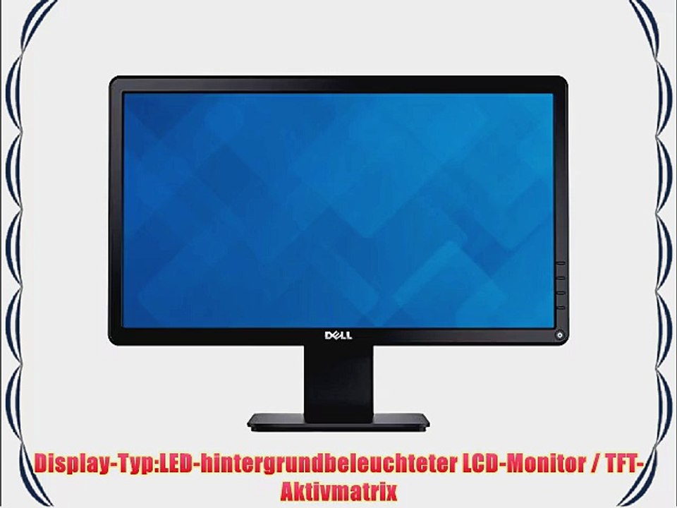 Dell E2414H 61 cm (24 Zoll) LED-Monitor (DVI VGA 5ms Reaktionszeit) schwarz