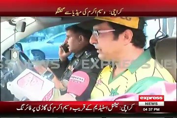 Waseem Akram Exclusive Talk After Being Attacked In Karachi