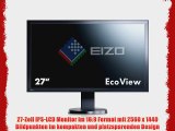 Eizo EV2736WFS-BK 686 cm (27 Zoll) LED-Monitor (DVI 6ms Reaktionszeit) schwarz
