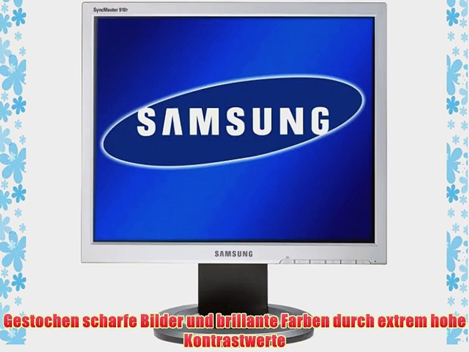 Samsung Syncmaster 910T 483 cm (19 Zoll) TFT Monitor schwarz/anthrazit PVA Panel