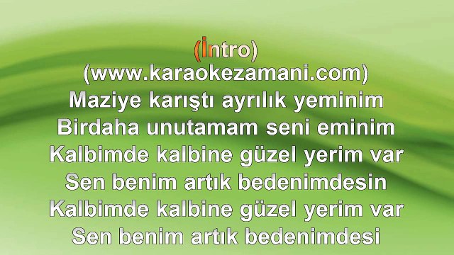 Gizem Kara - Olmaz Olsun Ayrılıklar - (2012) TÜRKÇE KARAOKE