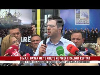 9 MAJI, BASHA ME TË RINJTË NË PIKËN E KALIMIT KUFITAR