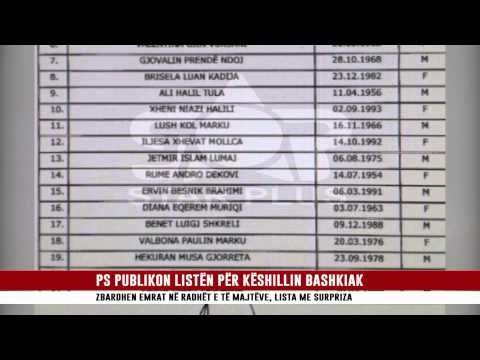 PS PUBLIKON LISTËN PËR KËSHILLIN BASHKIAK