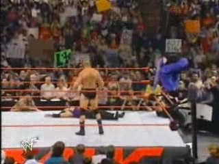 Brock Lesnar Manhandles The Hardy Boyz