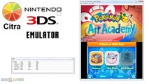 Citra 3DS Emulator - Pokémon Art Academy Gameplay #2 with ogl-renderer-proto-progress!