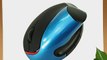 Baakyeek 2.4GHz Wireless ergonomische optische Vertical Maus (1600dpi USB) (Blau)