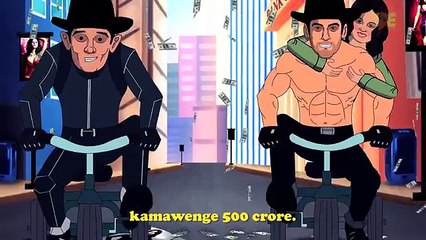 Bajrangi Bhaijaan With PK(Amir Khan)-Funny Cartoon
