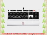 Thermaltake Meka G1 Combat White Gaming Tastatur schwarz