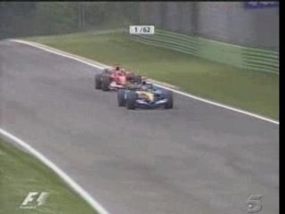 Schumi & Alonso Dernier Tour Imola 2005