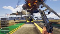 Motorcycle & Tank GTA5 Online Crazy Funny Moments GamePlay