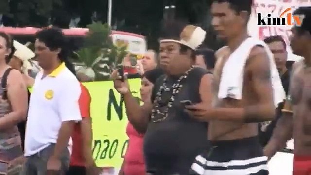 Penduduk pribumi Brazil bantah rampasan tanah