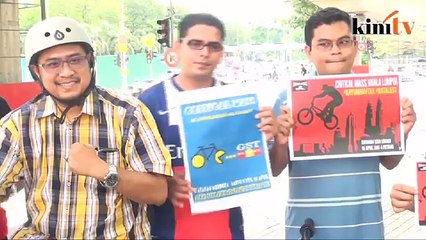 #KitaLawan lancar protes berbasikal