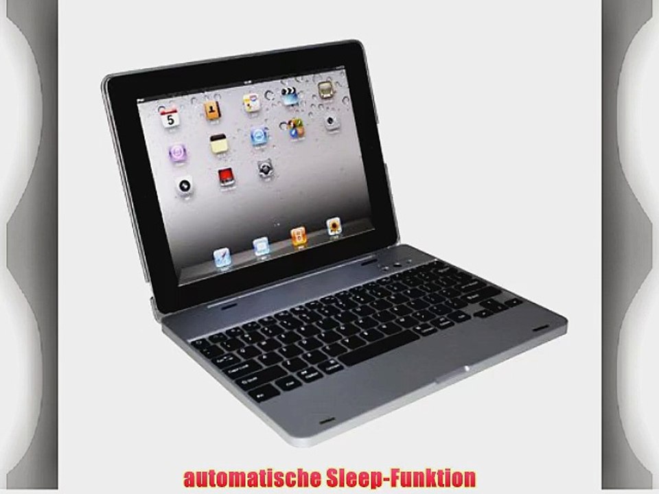 Bluetooth Keyboard case Schale Schutzh?lle Englisch QWERTY Tastatur f?r iPad2 2G