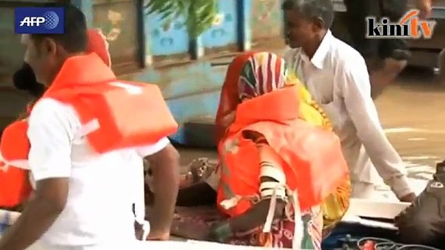 180 mati, sejuta terjejas akibat banjir di India