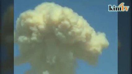 Video: Saada musnah terkena bedilan tentera bersekutu