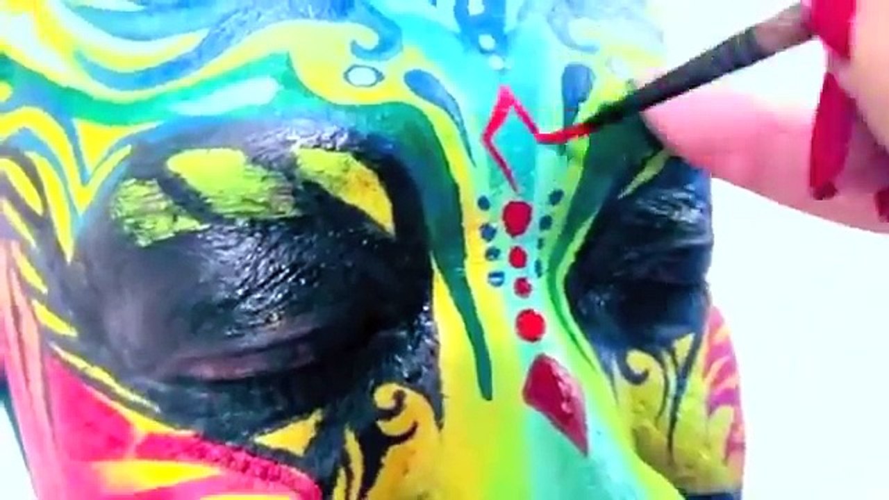 Full Body Painting NK. Colorfull Joy. Natasha Kudashkina