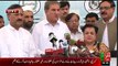 Shah Mehmood Qureshi Along with PTI Members Media Talk   4th August 2015