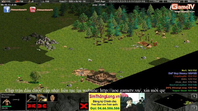 GameTV + BiBi vs Hà Nội + Khủng Long ngày 18-12-2014 C4T3