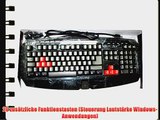 Gaming Tastatur E Force mit austauschbaren Tasten - Schweizer Layout / Ausf?hrung