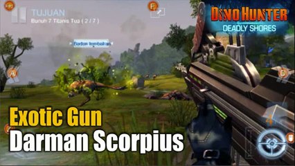 Dino Hunter Deadly Shores  Darman Scorpius Exotic Gun