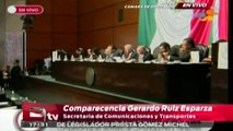 Gerardo Ruiz Esparza comparece ante la secretaría de Comunicaciones y Transportes