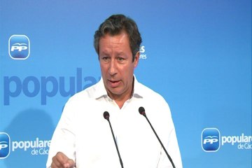 Floriano afirma que no ha escuchado las declaraciones de De Pedro