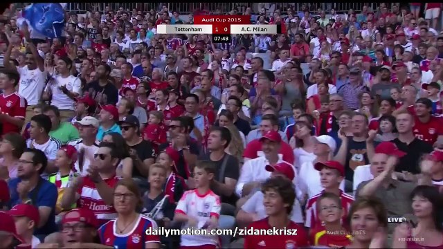 Nacer Chadli 0_1 HD _ AC Milan v. Tottenham - Audi Cup 3rd Place 05.08.2015 HD