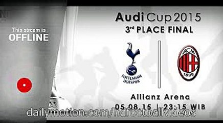 All Goals & Full Highlights Tottenham Hotspur 2-0 Milan 5.08.2015 HD