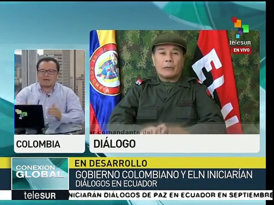 Colombia: ELN y gobierno podrían iniciar en septimebre diálogos de paz