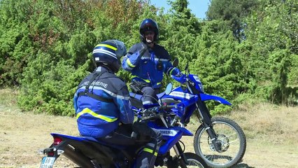 Sécheresse: des patrouilles de gendarmes en moto tout-terrain