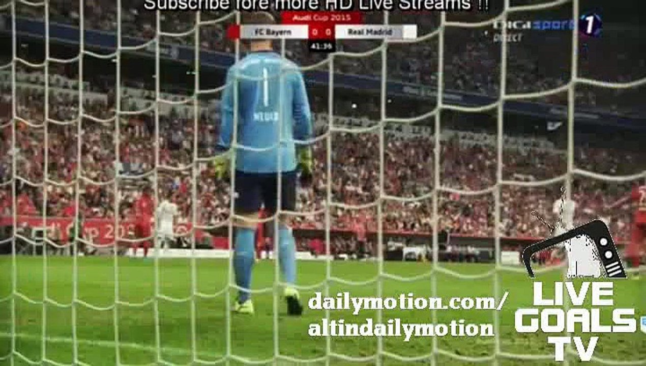 First Half Highlights FC Bayern Munich 0-0 Real Madrid - 05.08.2015 - Audi Cup