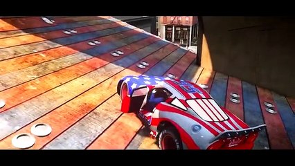 Disney Pixar Cars Lightning McQueen USA Custom and Batman Superhero !