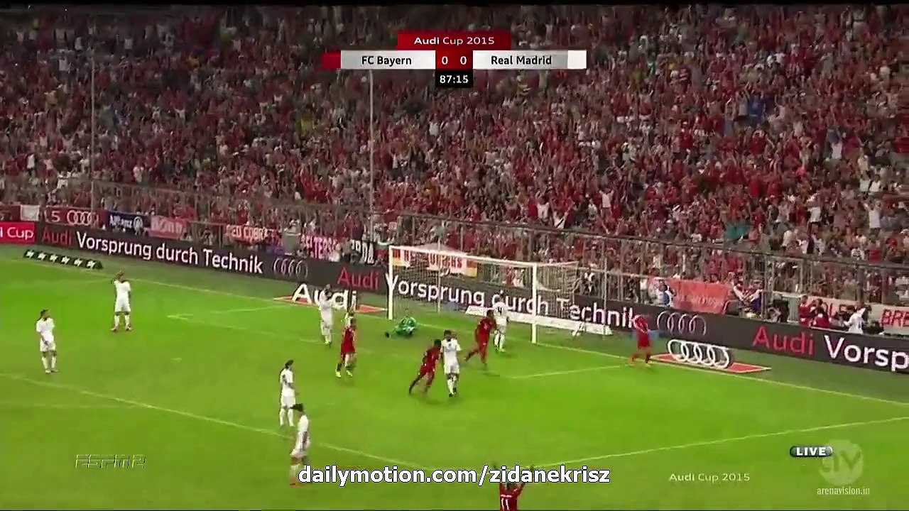 Robert Lewandowski 1:0 HD | FC Bayern München v. Real Madrid - Audi Cup Final 05.08.2015 HD