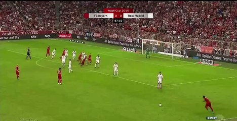 Robert Lewandowski Goal | FC Bayern München 1-0 Real Madrid 05.08.2015 HD (Audi Cup Final)