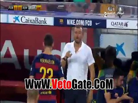 نيمار يتقدم بالهدف الاول برشلونه فى مرمى روما