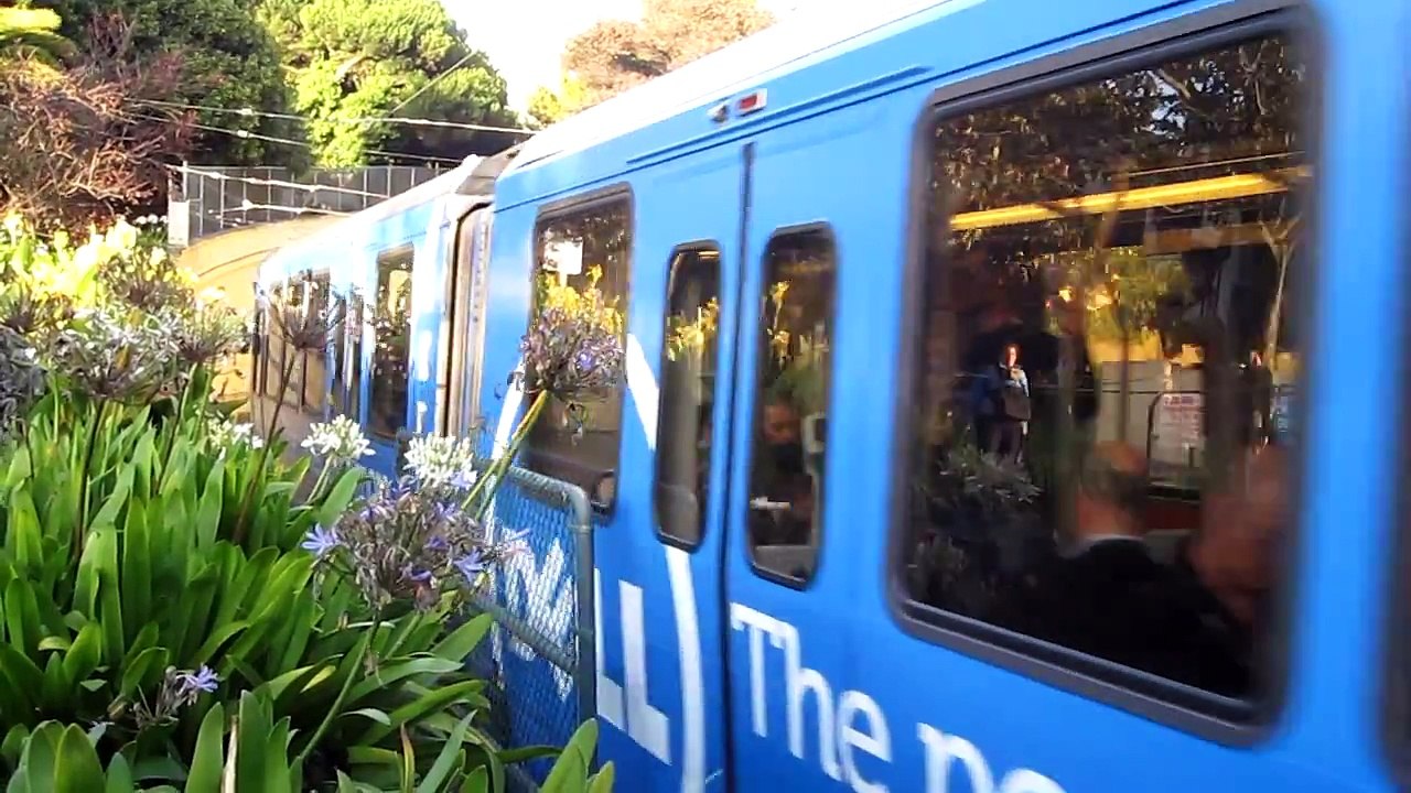 Muni Metro N Judah @ Sunset Tunnel Carl St & Cole St San Francisco California