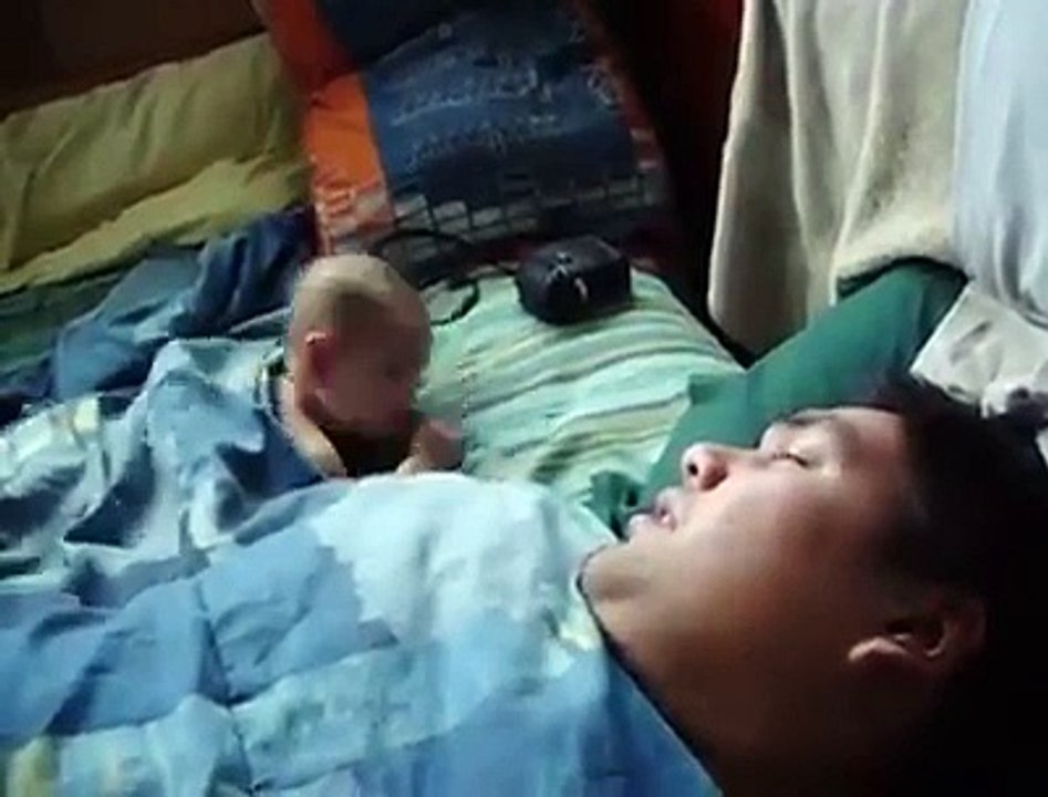 dad scared his son - Funny Video