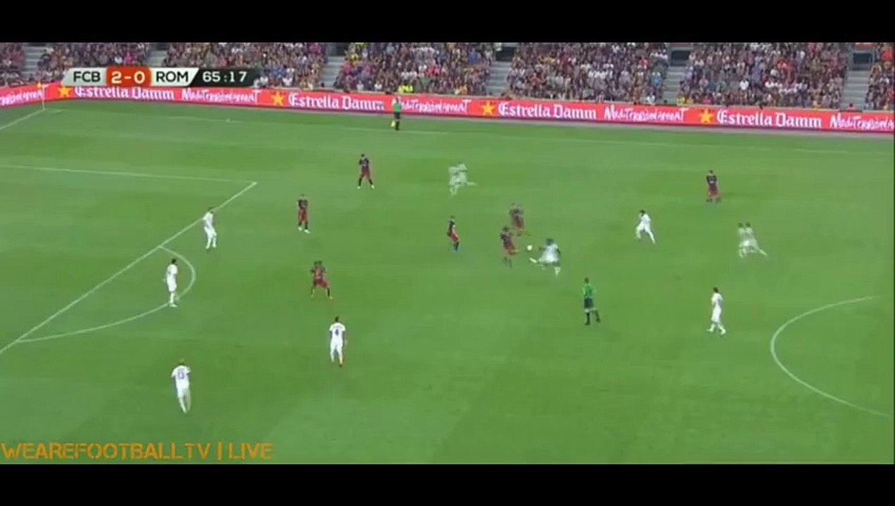 Ivan Rakitic AMAZING GOAL Vs Roma (3-0)  Barcelona vs AS Roma 3-0