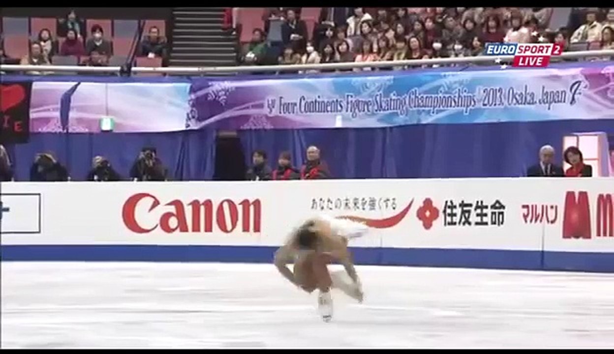 浅田真央 2013 四大陸選手権 FS フリースタイル 採点まで