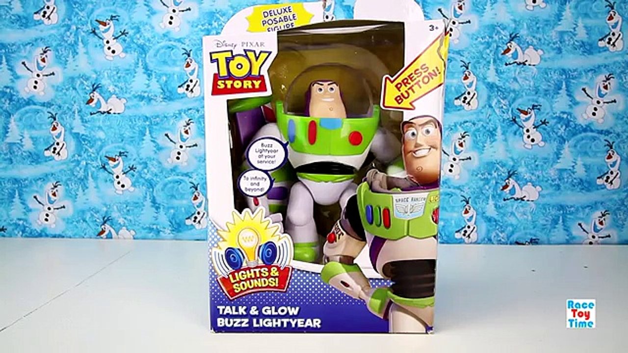 Toy Story Buzz Lightyear Talk and Glow Figure Disney Pixar By Mattel