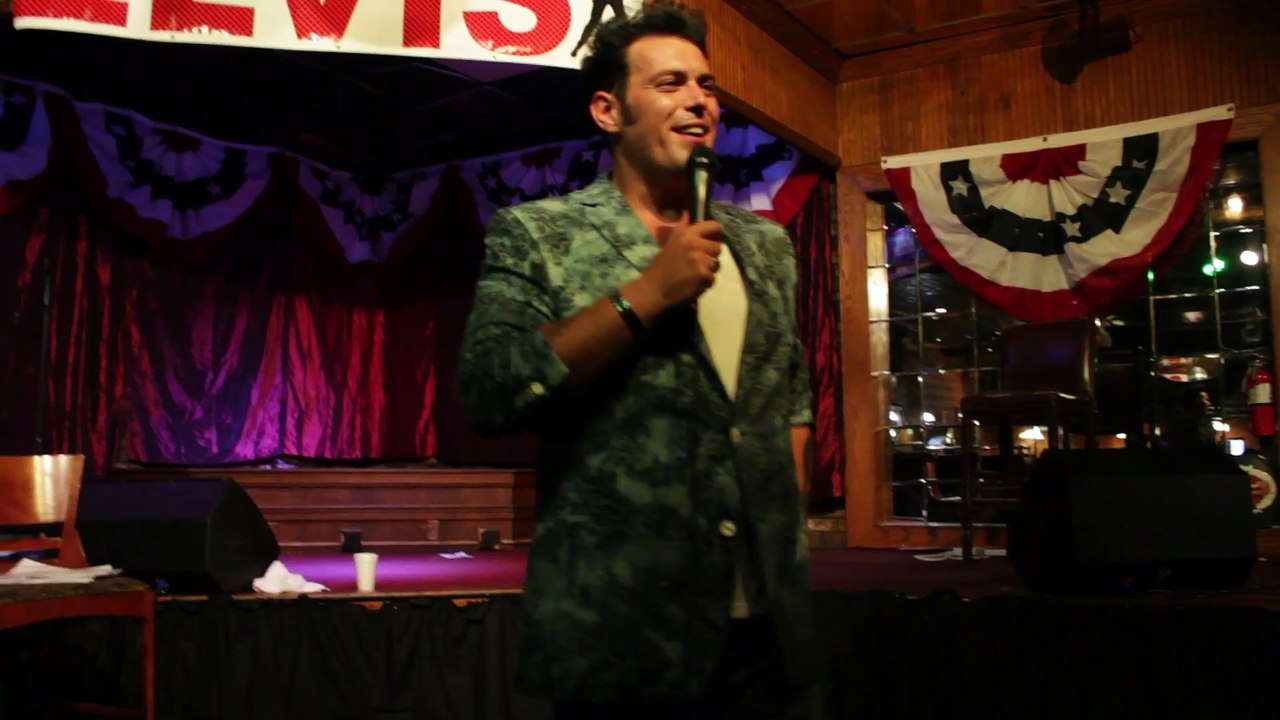 Franz Goovaerts sings 'Lawdy Miss Clawdy' Elvis Week 2014