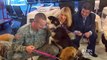 Soldiers reunited with military dogs