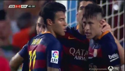 FC Barcelona 3-0 AS Roma All Goals and Highlights 05/08/2015 - Audi Cup